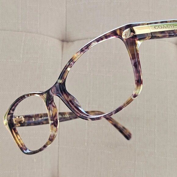 Coach Women Eyeglasses 5287 Confetti Light Brown Glasses HC6065 Eye Wear - Picture 1 of 12